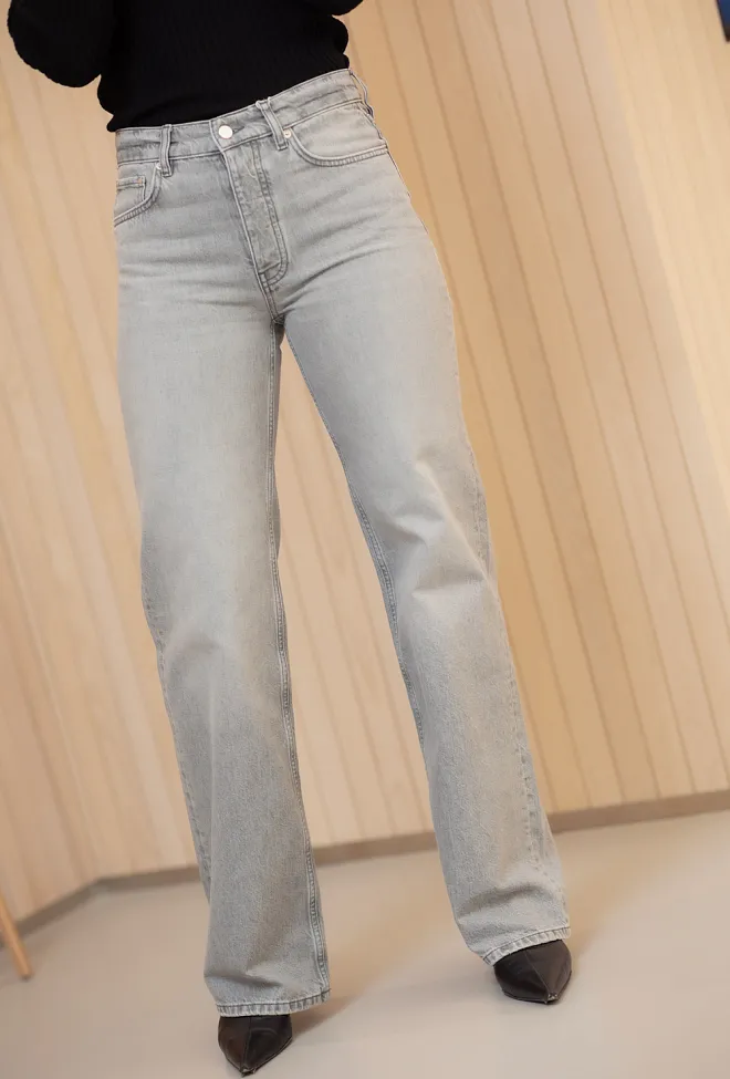 Anine bing Hugh Jean Oyster Grey jeans 4