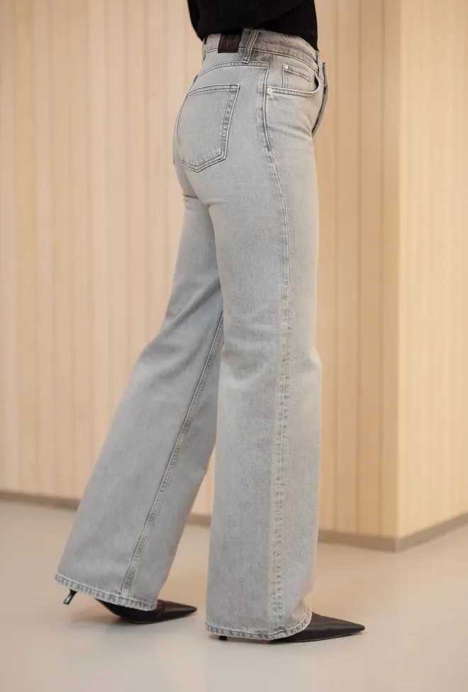 Anine bing Hugh Jean Oyster Grey jeans 3