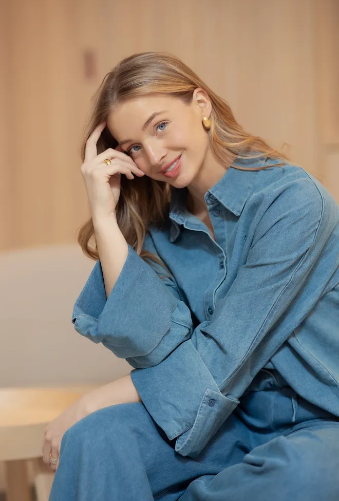 Iben Atari Denim Shirt Chambray Blue denimskjorte 7