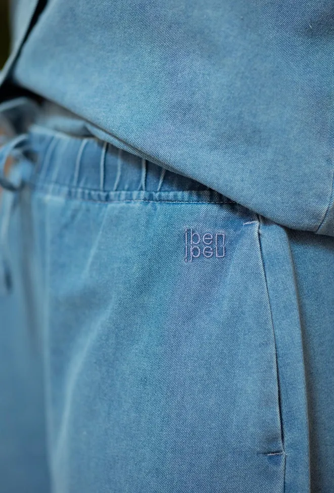 Iben Atari Denim Pant Chambray Blue bukse 5