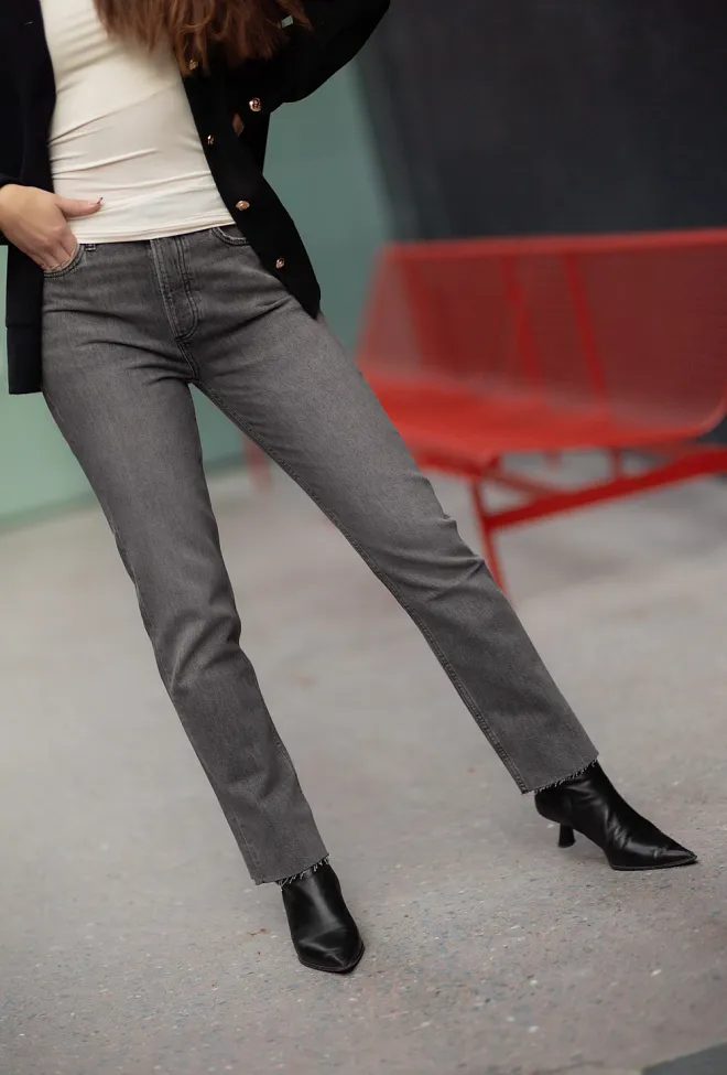 Anine Bing Bruno Jean Ash Grey jeans