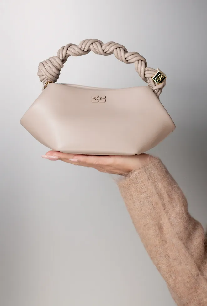 GANNI Bou Bag Mini Oyster Gray veske 