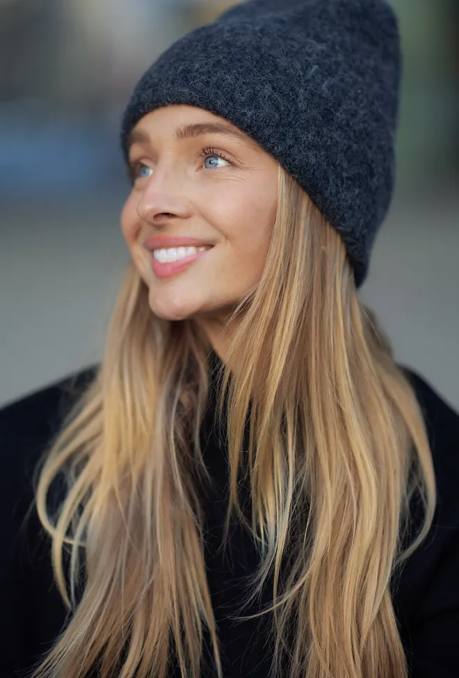 Twistandtango Leia Beanie Blackish Melange lue 5