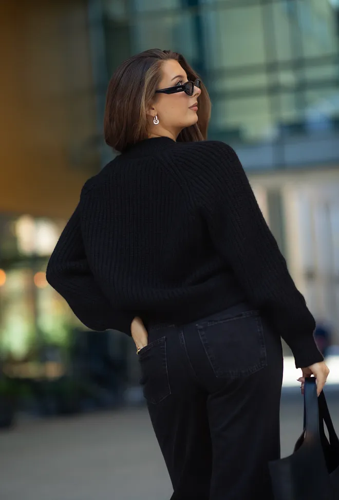 Anine bing Kendrick Sweater Bing Black genser 5
