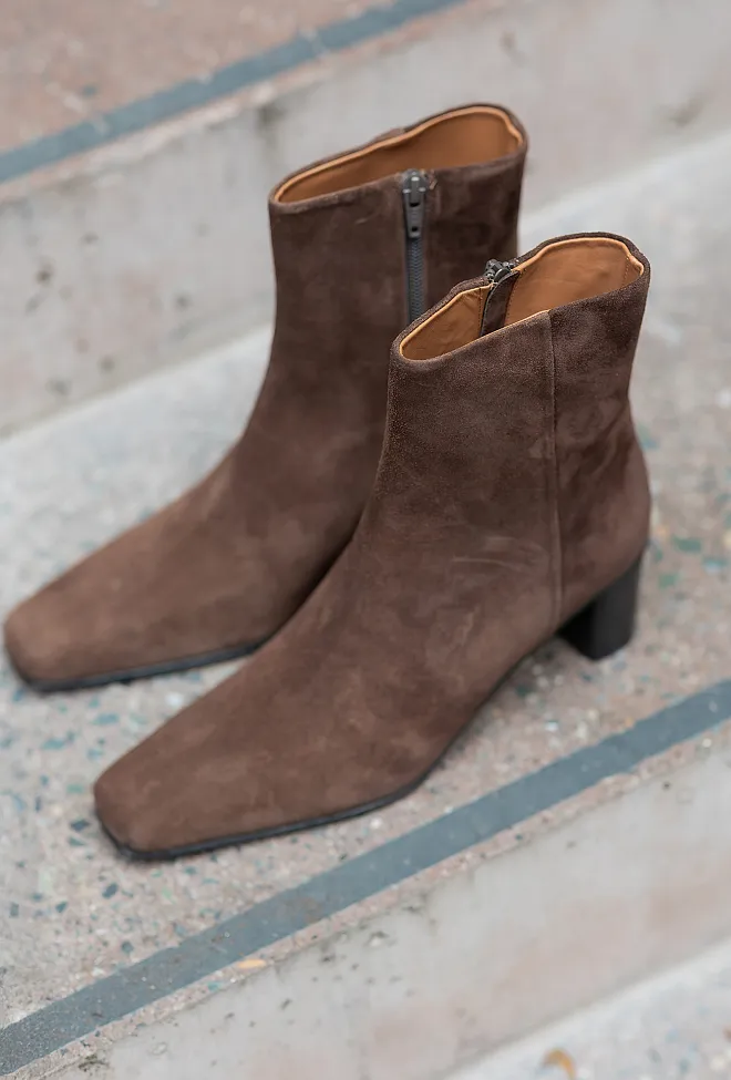 atp atelier Praia Walnut Suede Boots ankelstøletter 2