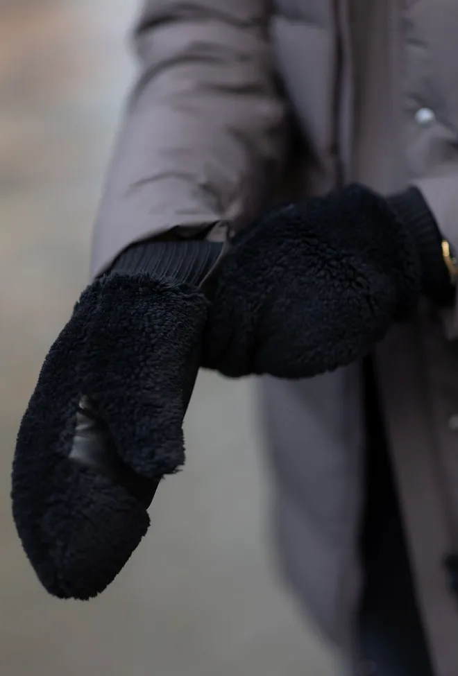 DAY ET Day Teddy Mittens Black votter