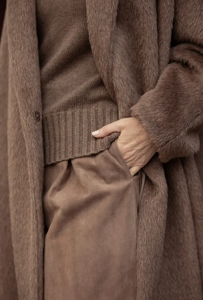 Max Mara Giorgia Coat Brown ullkåpe 6