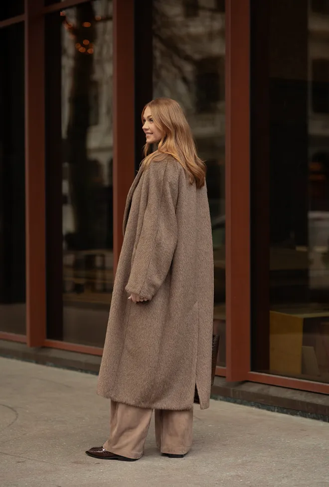 Max Mara Giorgia Coat Brown ullkåpe 8