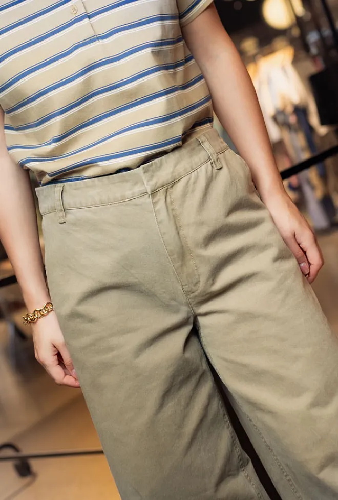 My Essential Wardrobe MW Lisva 179 Mid X-Wide Light Capers Washed jeans 7