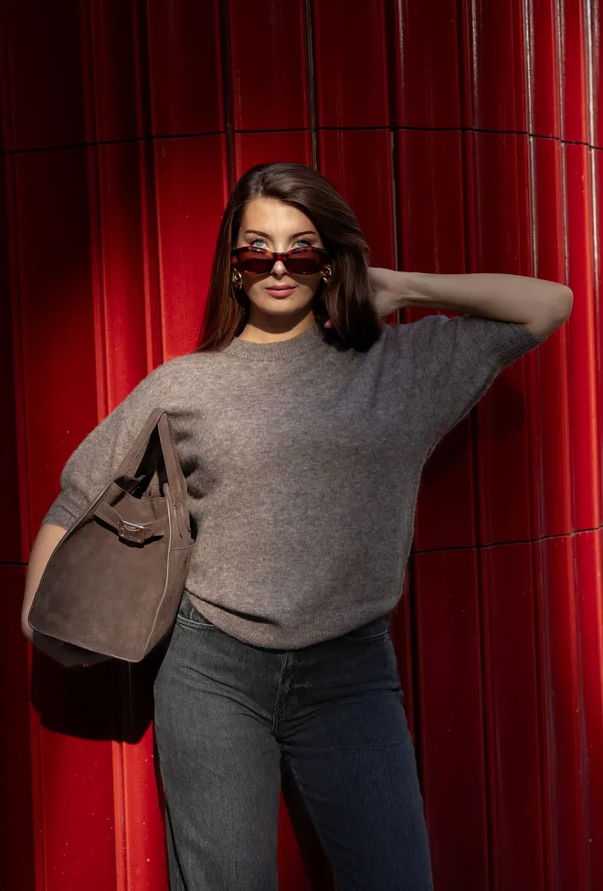 Twist&Tango Remi Sweater Dk Truffle strikk