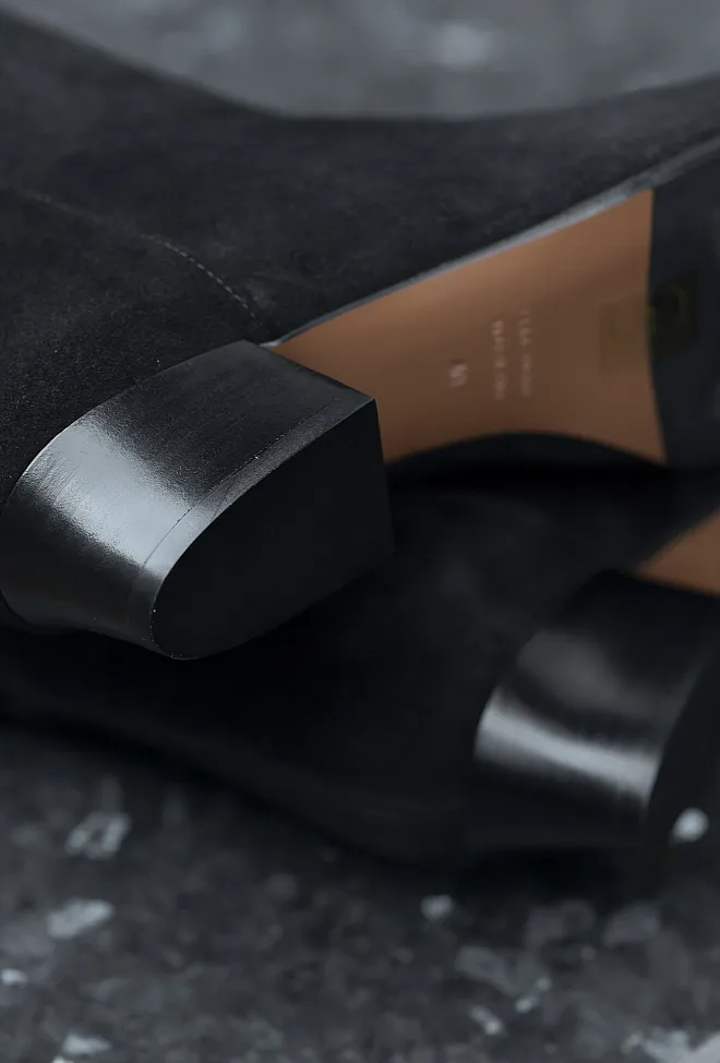ATP Atelier Erve Black Suede Black støvletter 6