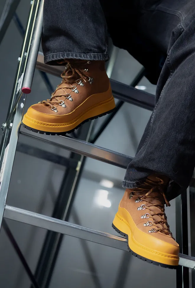 MONO Vidda Shearling Cognac Yellow vintersko