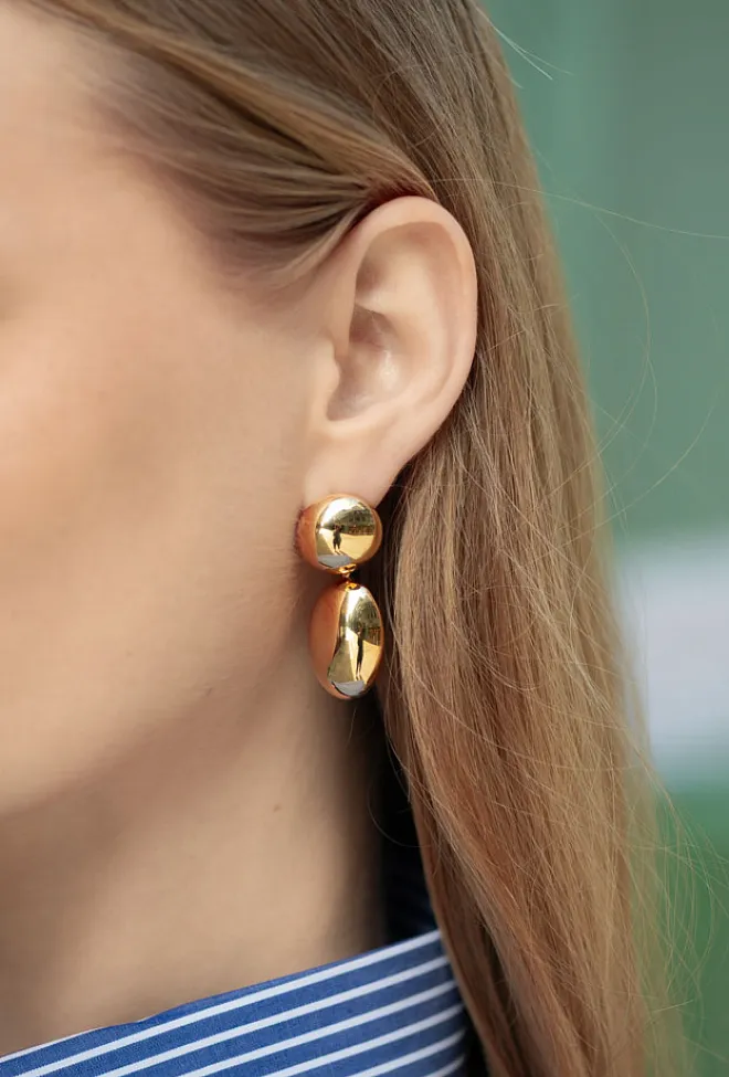 Liè studio Klara Earrings Gold øreringer