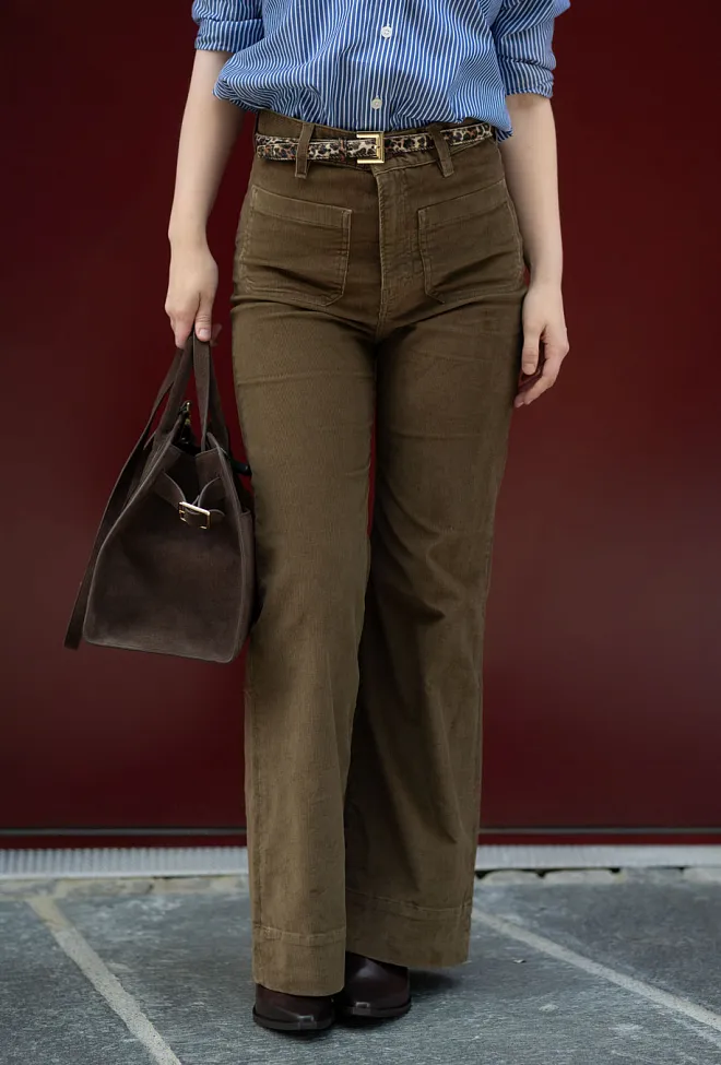 Jeanerica St Monica Brown Corduroy cordfløyelsbukse