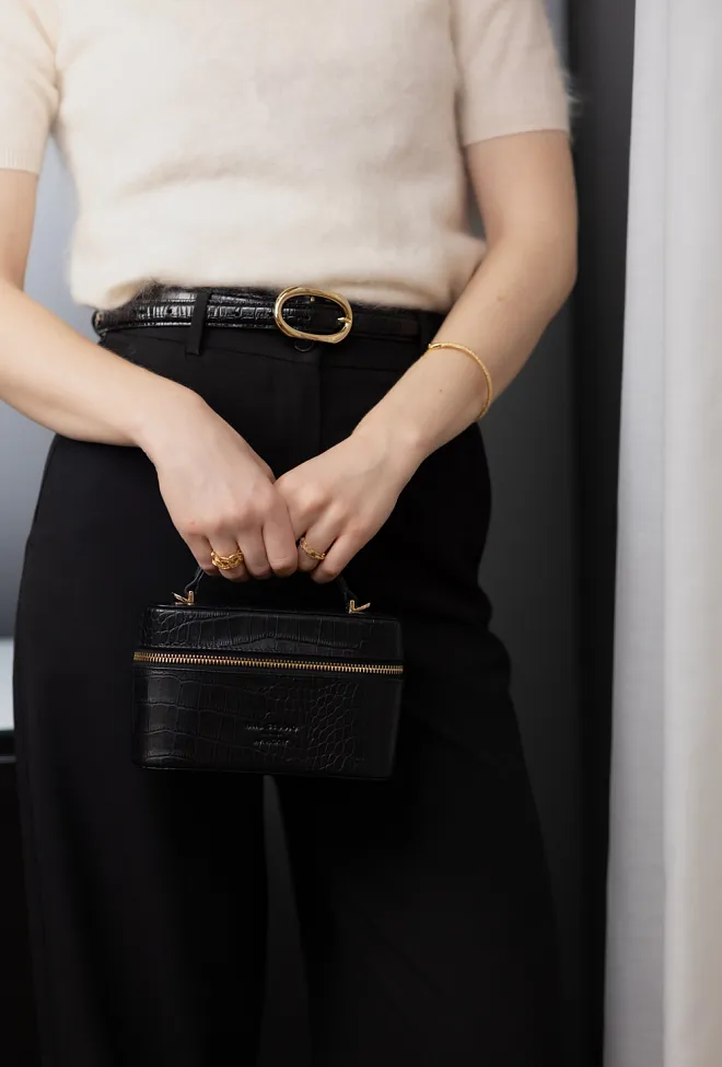 HiiL Studio x Jim Rickey Betina Black veske 