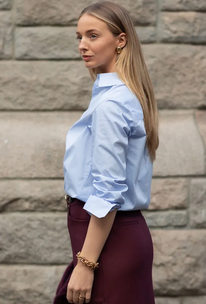 Hiil studio Gossip Shirt Light Blue skjorte 11