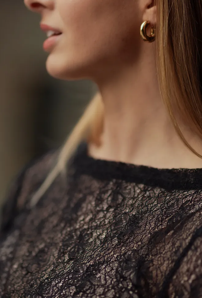 My essential wardrobe MW Rita Boatneck LS Blouse Black topp 5
