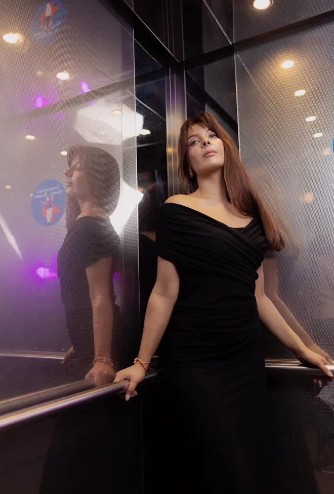 Viveh Giada Muse Dress Black kjole 2