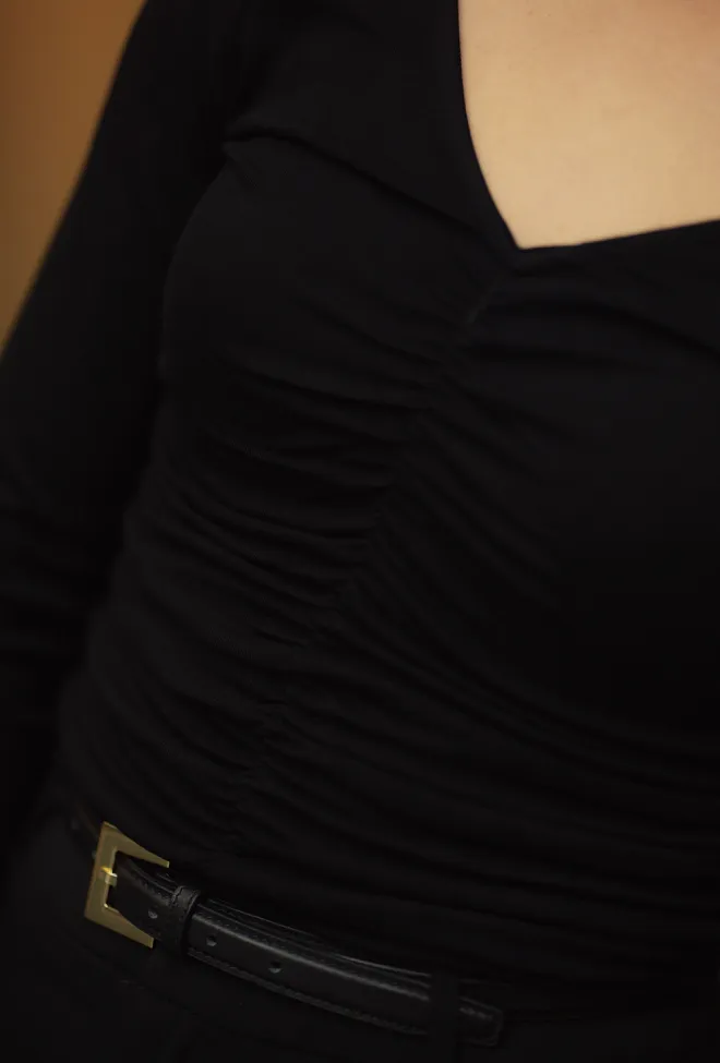My essential wardrobe MW Giggo Blouse Black genser 6