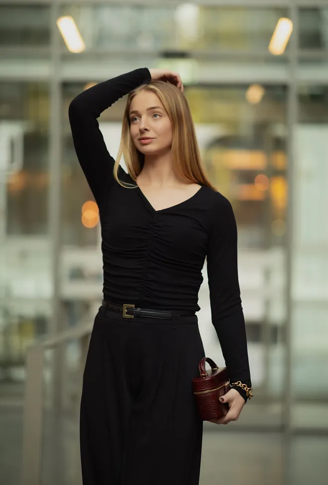 My essential wardrobe MW Giggo Blouse Black genser
