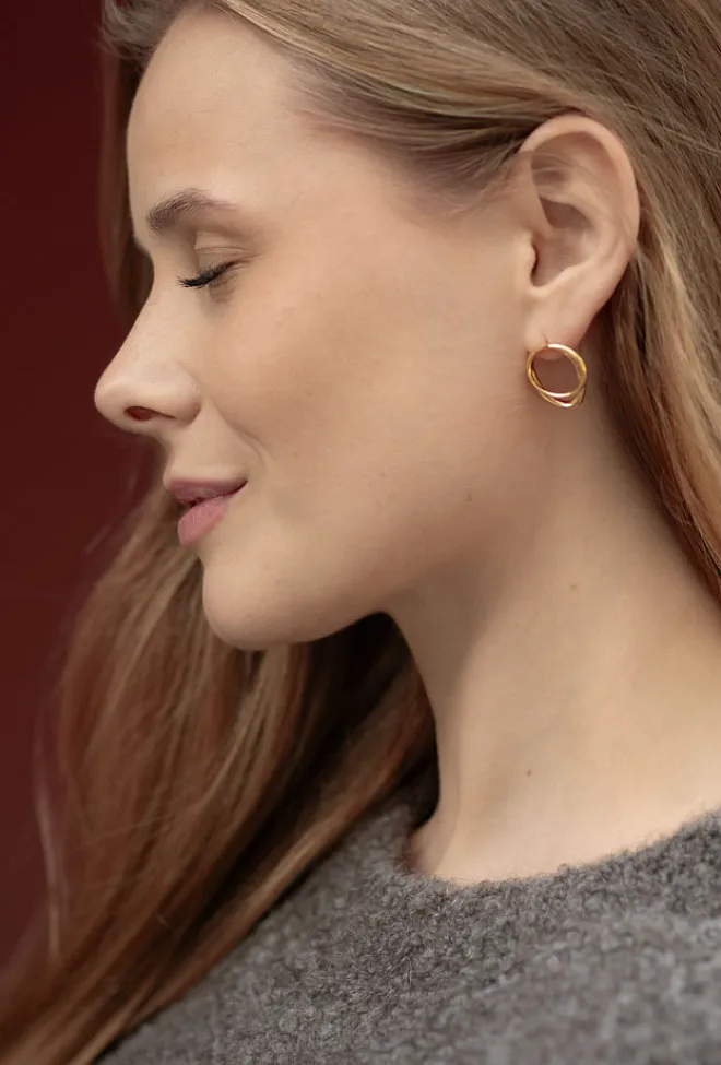 Enamel copenhagen Bellu Studs Gold øredobber 3