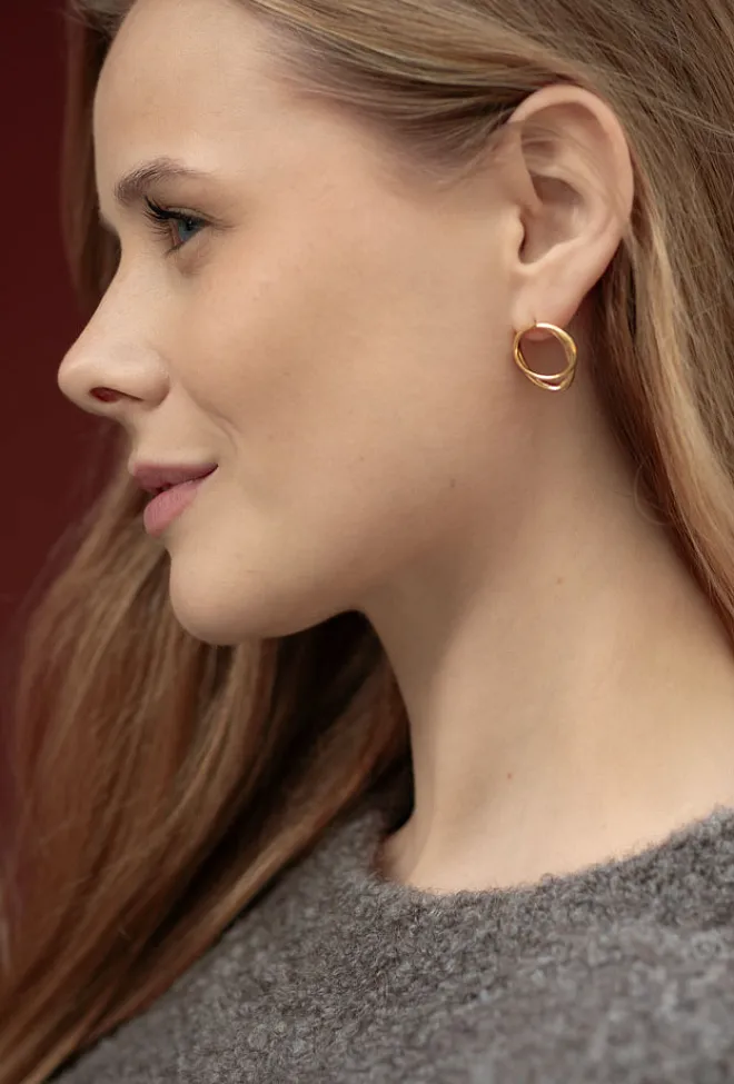 Enamel copenhagen Bellu Studs Gold øredobber 4