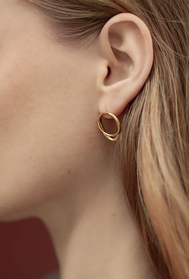 Enamel copenhagen Bellu Studs Gold øredobber 7
