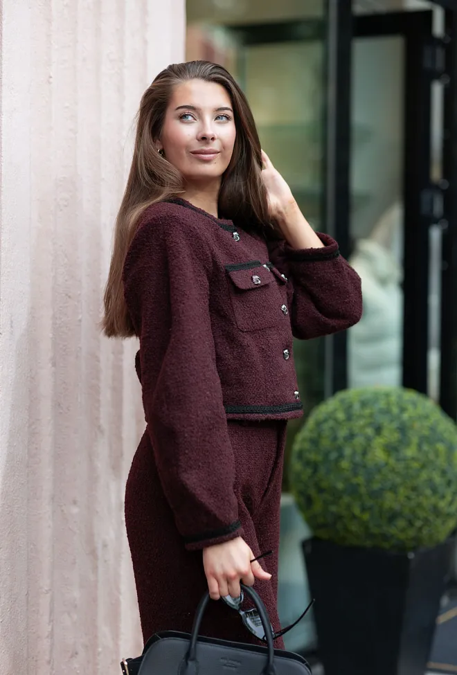 Gestuz Sigrun GZ Short Jacket Aronia jakke 5
