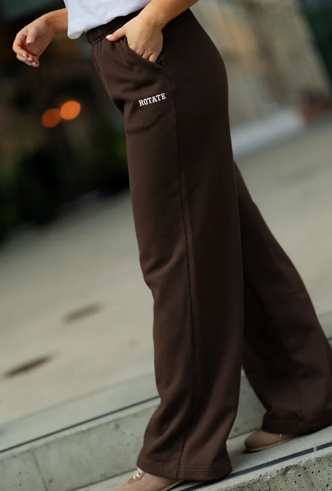Rotate Heavy Straight Sweatpants Mole joggebukse 4