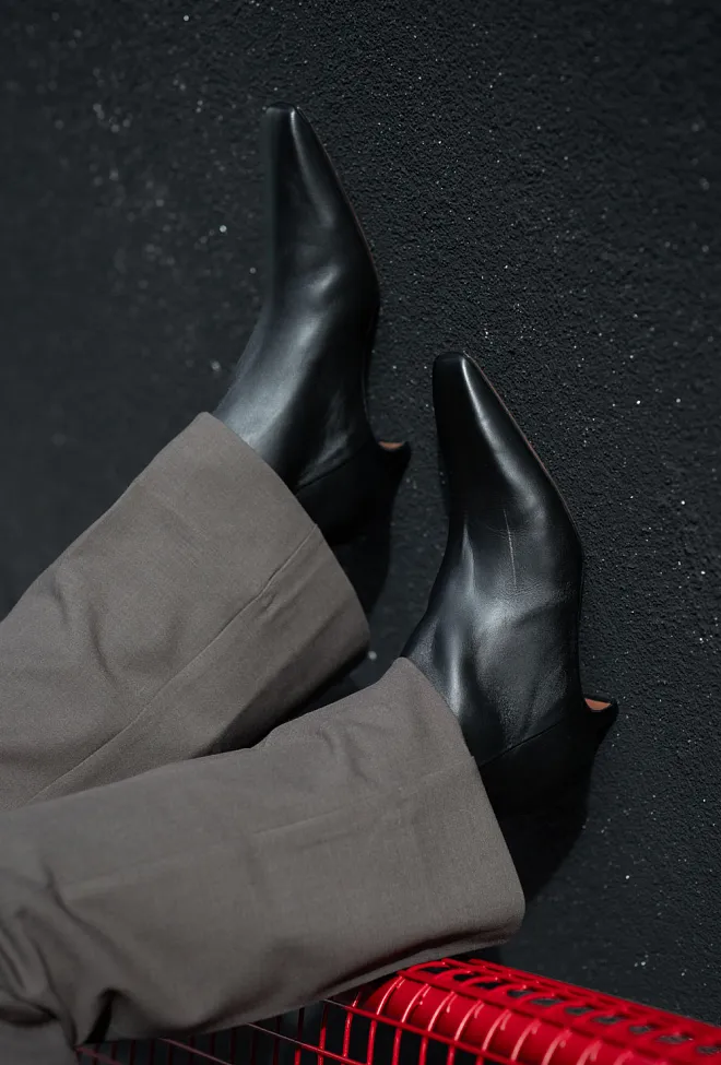 ATP Atelier Polverelli Black Nappa Black støvletter 4