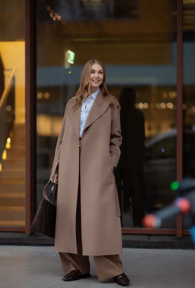 Max mara Poldo Coat Hazelnut ullkåpe 7
