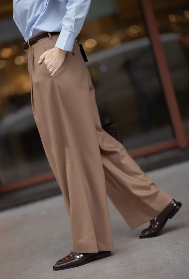 Max Mara Titty Trouser Camel dressbukse 3