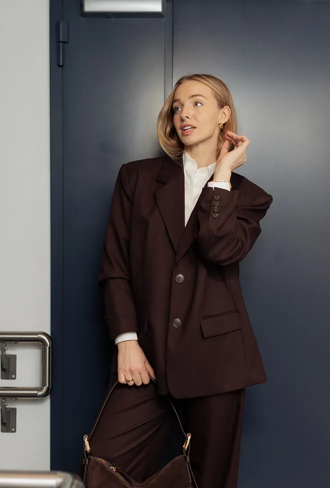 Gestuz GZ Paula OZ Blazer Mole dressjakke