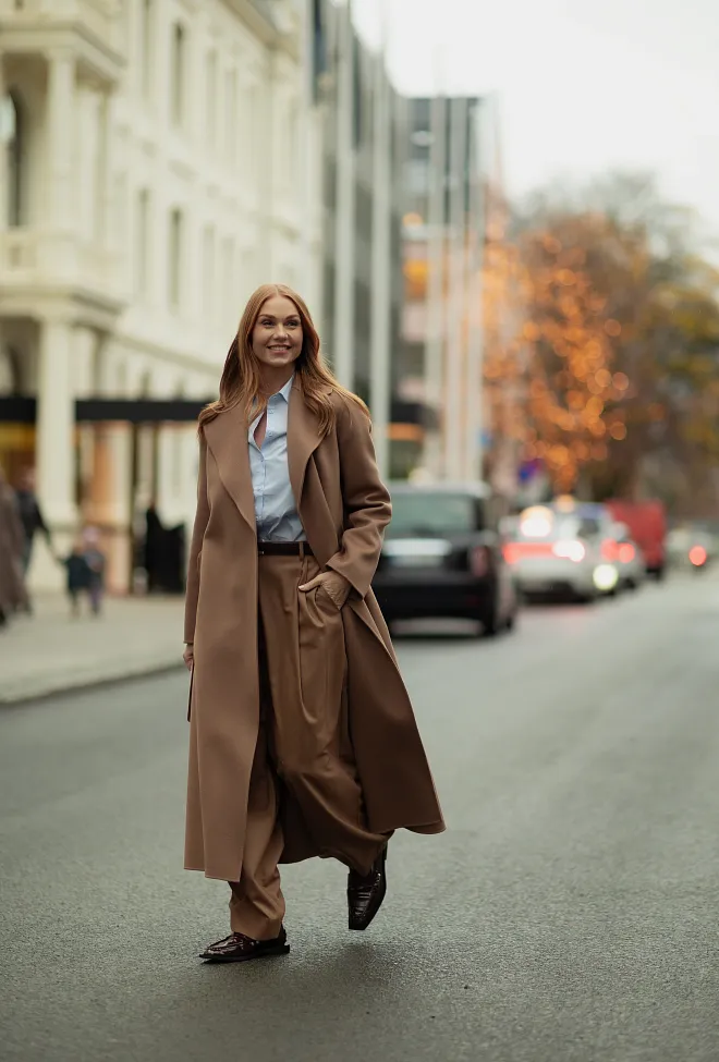 Max mara Poldo Coat Hazelnut ullkåpe