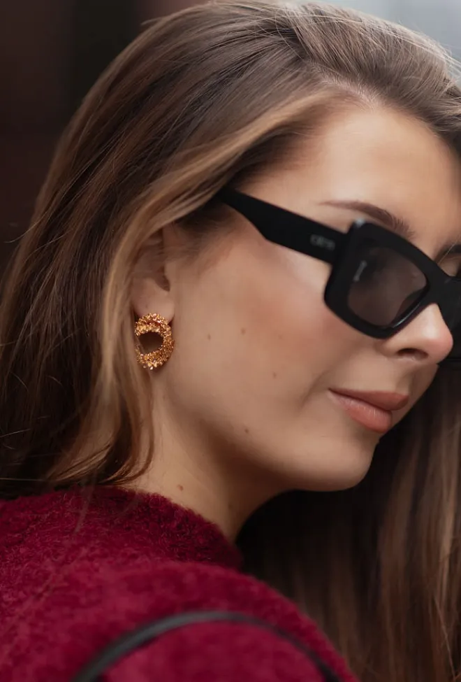 Caroline svedbom Gemma Knot Earrings Gold øreringer 4