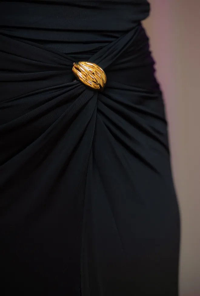 Viveh Clam Skirt Black skjørt 2