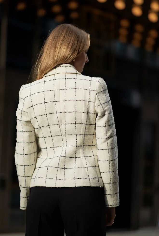 Andiata Madie Blazer Check dressjakke 6
