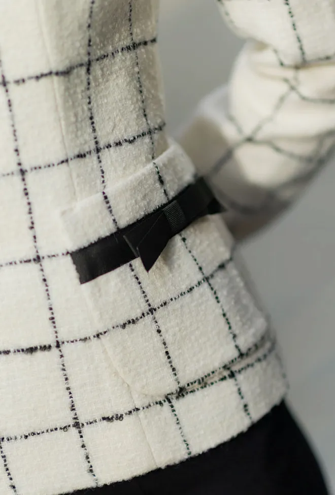 Andiata Madie Blazer Check dressjakke 4