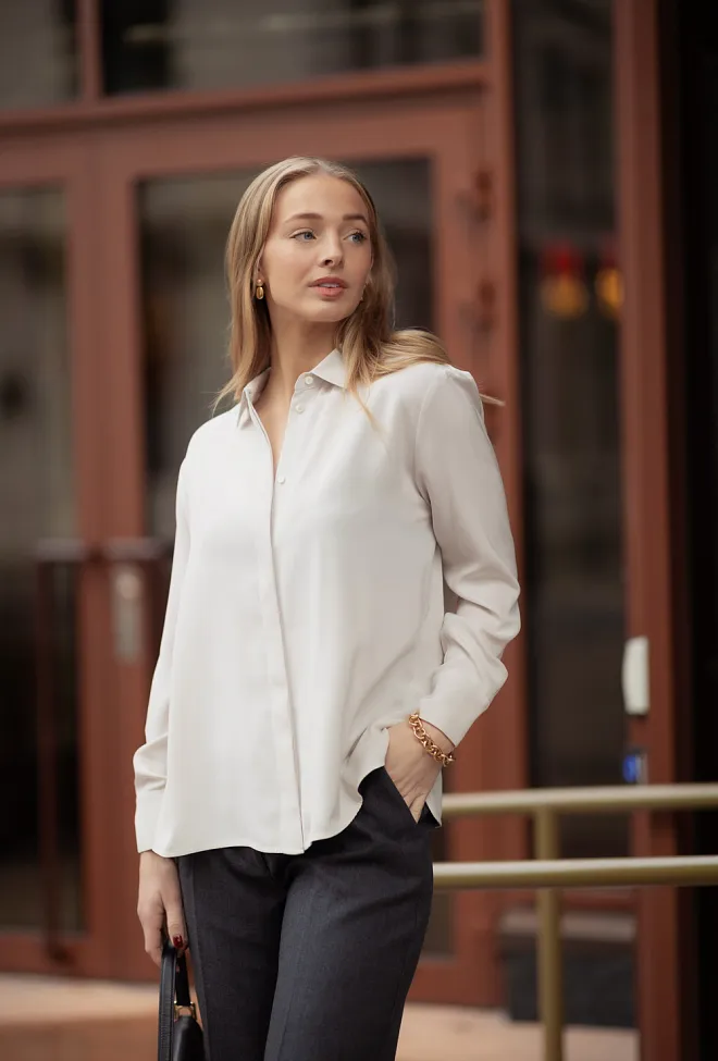 Max mara Arold Shirt Ivory skjorte. 2