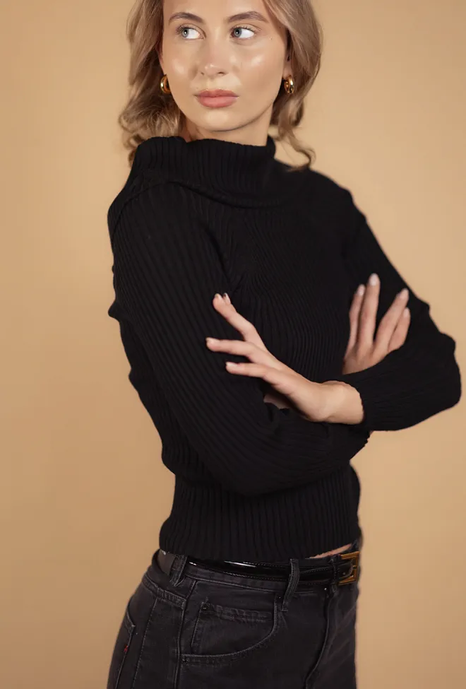 Anine bing Kira Sweater Black genser 3