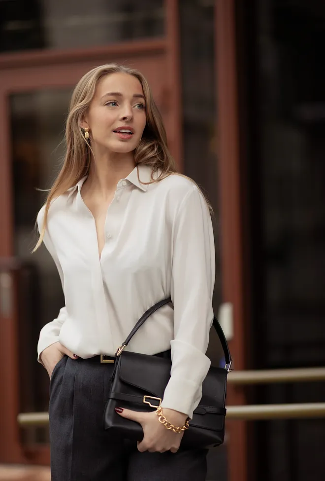 Max mara Arold Shirt Ivory skjorte 4