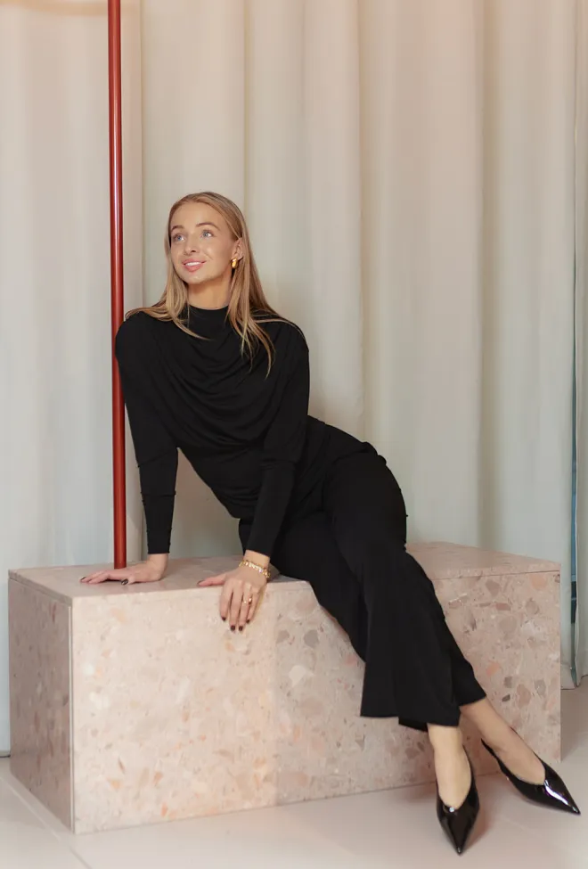 Viveh Zyra Trouser Black bukse 3
