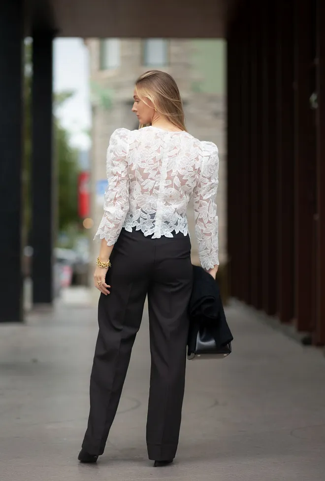 Hiil studio Mia Pant Black dressbukse 5