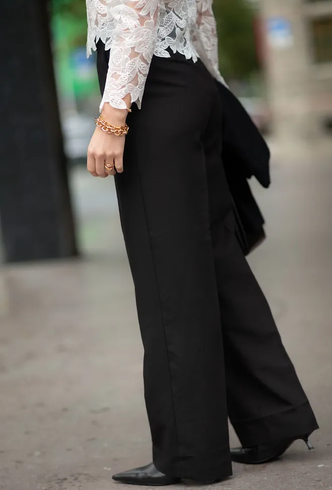 Hiil studio Mia Pant Black dressbukse 3