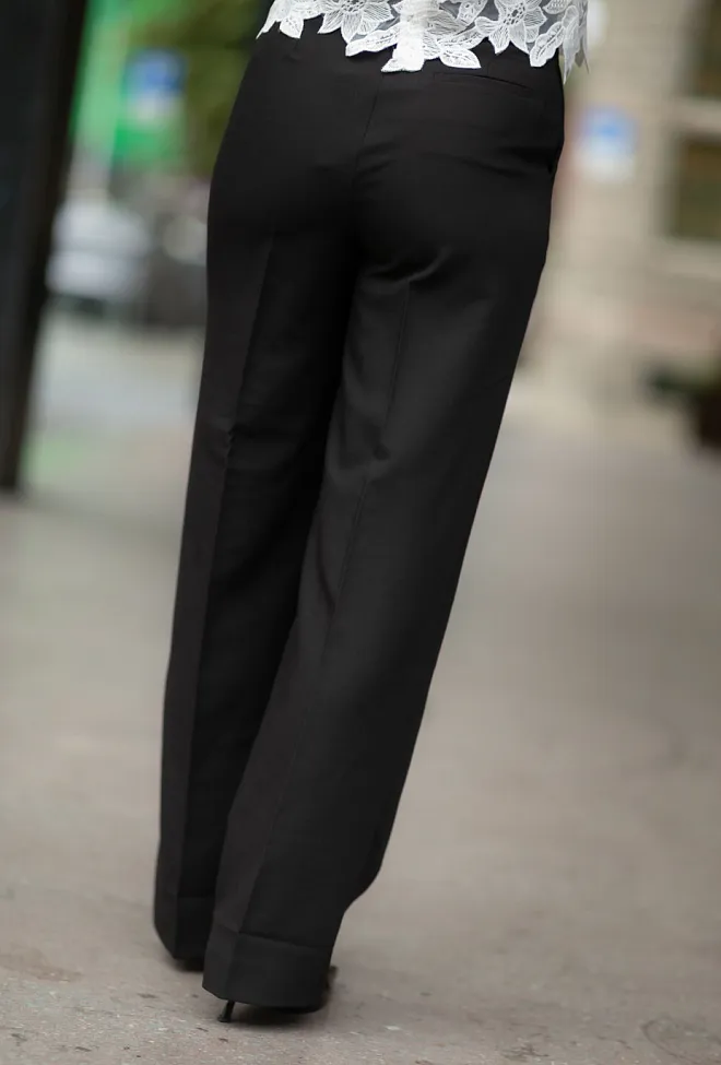 Hiil studio Mia Pant Black dressbukse 4