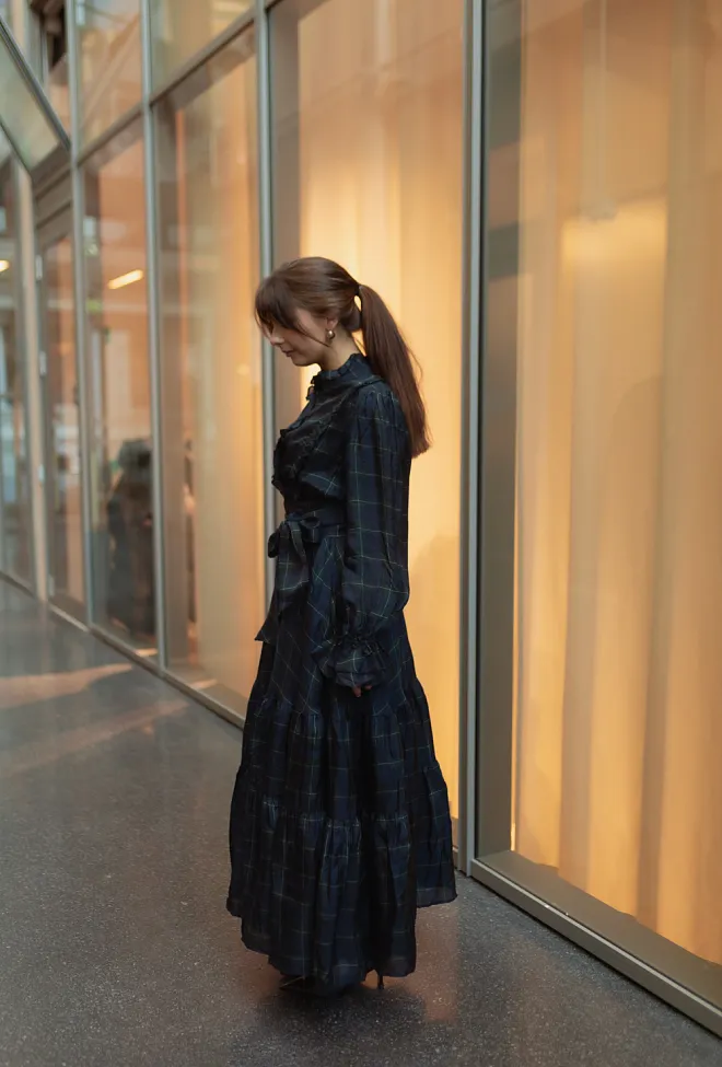 Confettibird Check Showpiece Dress Check maxikjole 5