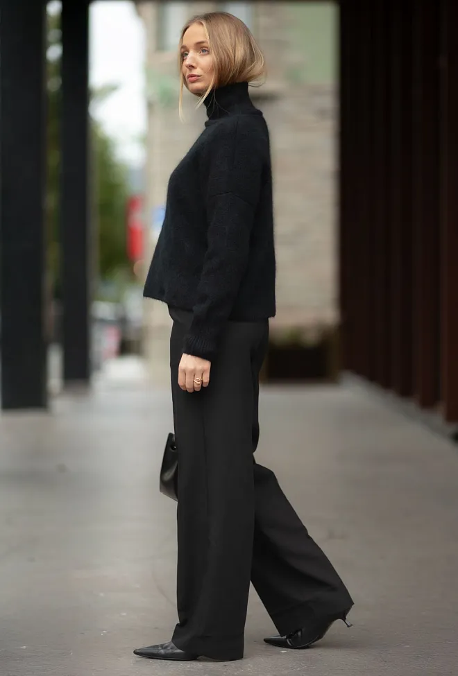 Hiil studio Mia Pant Black dressbukse 7