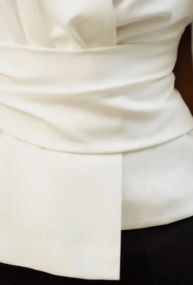 hiil studio Charlotte top white bluse hvit 5