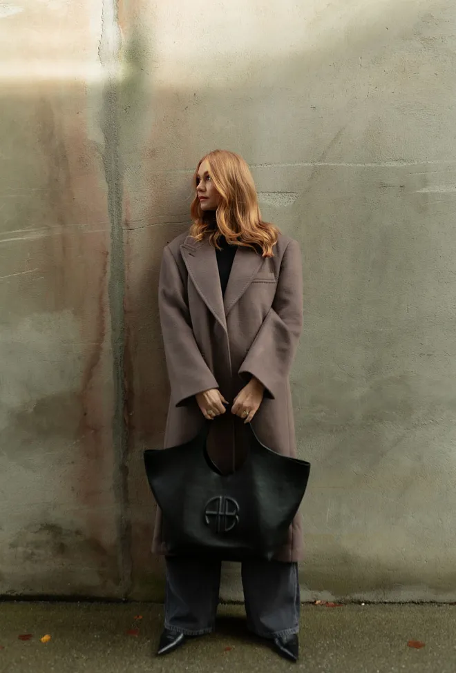 Remain Long Coat Iron ullkåpe 5
