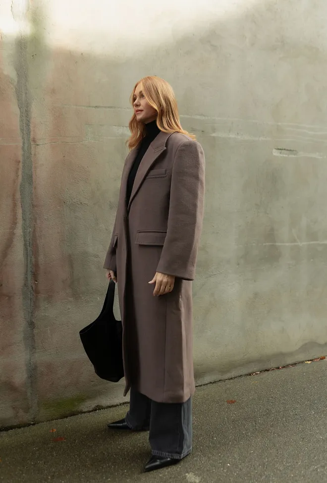 Remain Long Coat Iron ullkåpe 2